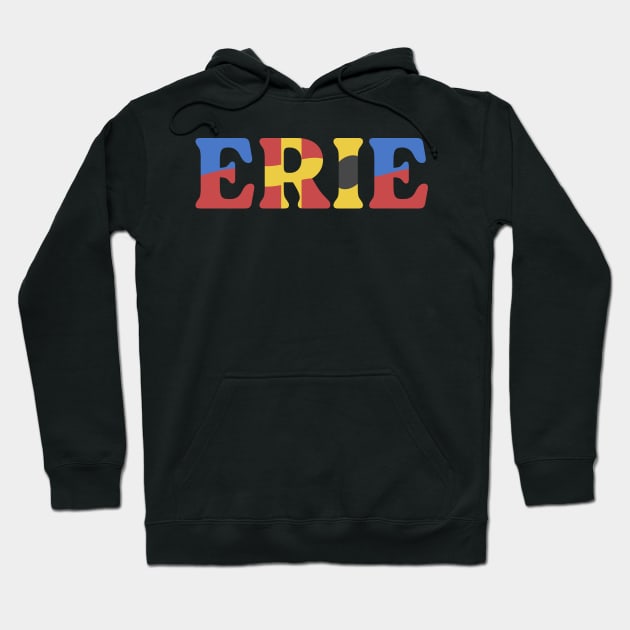 Erie Flags Hoodie by mbloomstine